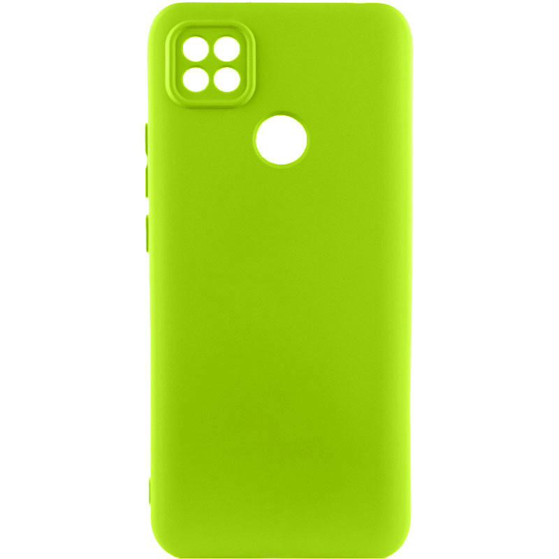 Чохол TPU GETMAN Liquid Silk Full Camera на Xiaomi Redmi 9C (Салатовий / Neon Green)