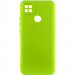 Чохол TPU GETMAN Liquid Silk Full Camera на Xiaomi Redmi 9C (Салатовий / Neon Green)