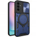 Фото Ударопрочный чехол Bracket case with Magnetic для Samsung Galaxy A16 4G/5G (Blue) на vchehle.ua