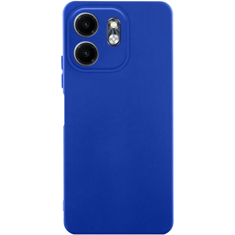 Чехол TPU GETMAN Liquid Silk Full Camera для Infinix Smart 9 4G / Hot 50i (Синий / Deep navy)
