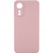 Чехол TPU GETMAN Liquid Silk Full Camera для Oppo A78 4G (Розовый / Pink Sand)