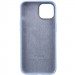 Чехол Silicone Case Metal Buttons (AA) для Apple iPhone 14 (6.1") (Голубой / Blue Fog) в магазине vchehle.ua