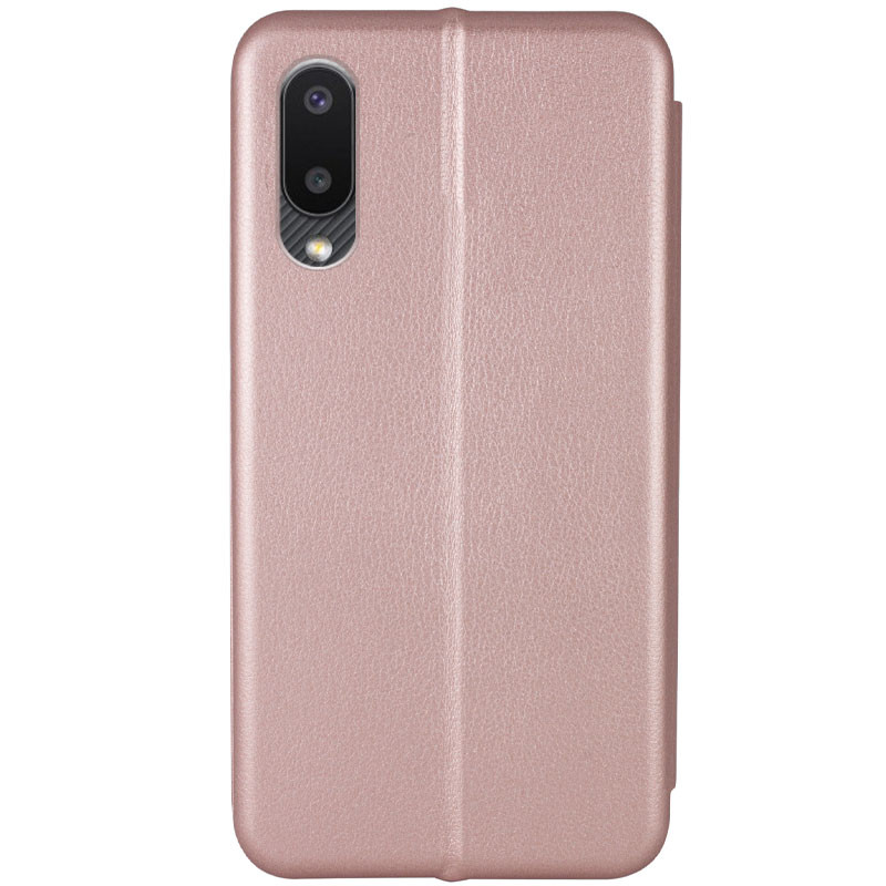 Фото Кожаный чехол (книжка) Classy для Samsung Galaxy A02 (Rose Gold) в магазине vchehle.ua