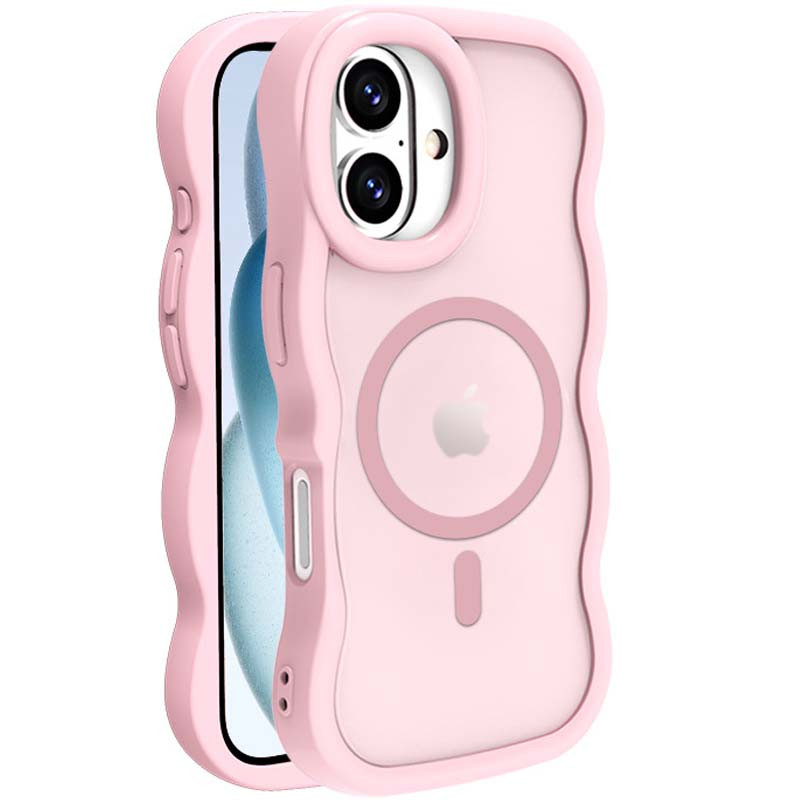 Чохол TPU+PC Undine with Magnetic Safe на Apple iPhone 16 (6.1") (Pink)