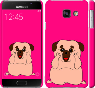 

Чехол Весёлый мопс для Samsung Galaxy A3 (2016) A310F 928285
