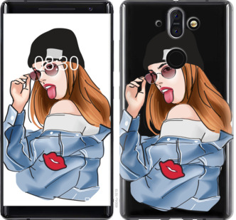 

Чохол Дівчина v3 на Nokia 8 Sirocco 843264