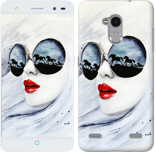 

Чехол Девушка акварелью для ZTE V7 Lite 313826