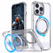 Фото Чехол TPU+PC Empire with Magnetic Safe and Ring для Apple iPhone 16e (6.1") (Clear) на vchehle.ua