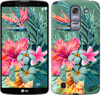 

Чохол Тропічні квіти v1 на LG G Pro 2 D838 845024