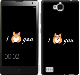 

Чехол Люблю для Huawei Honor 3C 805547