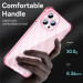 Замовити Чохол TPU Ease Carbon color series на Apple iPhone 12 Pro Max (6.7") (Рожевий / Прозорий) на vchehle.ua