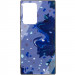 TPU+Glass чохол Diversity на Samsung Galaxy Note 20 Ultra (Stains blue)