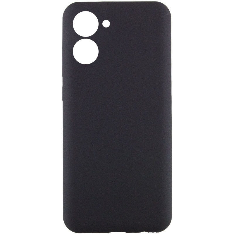 Чехол Silicone Cover Lakshmi Full Camera (AAA) для Realme C33 (Черный / Black)