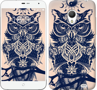 

Чехол Узорчатая сова для Meizu MX3 627478