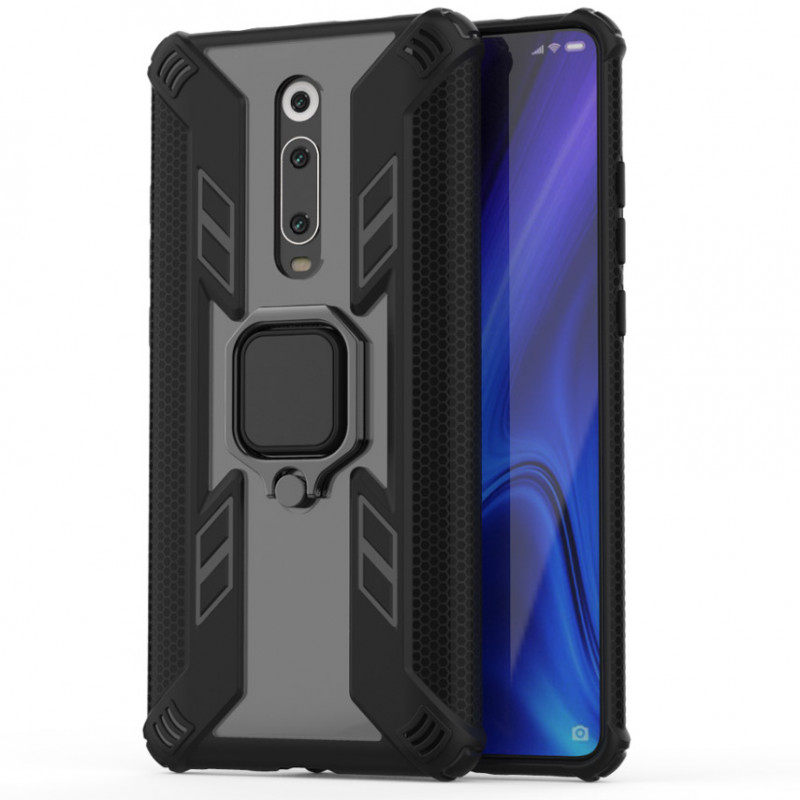 

Ударопрочный чехол Combo Ring for Magnet для Xiaomi Mi 9T (Черный) 746789