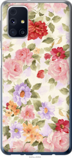Чохол Квіткові шпалери на Samsung Galaxy M31s M317F 1581295