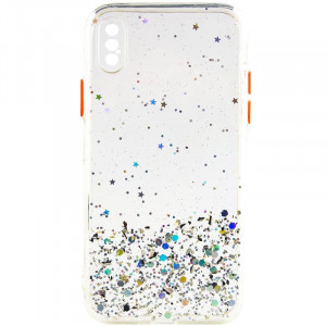 TPU чохол Spangle star із захистом камери для iPhone X (5.8")