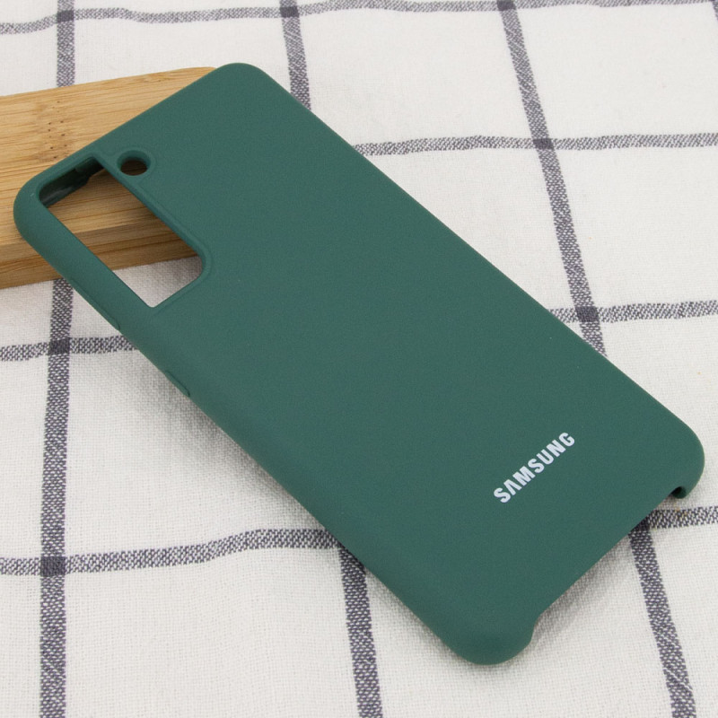 Фото Чохол Silicone Cover (AA) на Samsung Galaxy S21 (Зелений / Pine green) на vchehle.ua