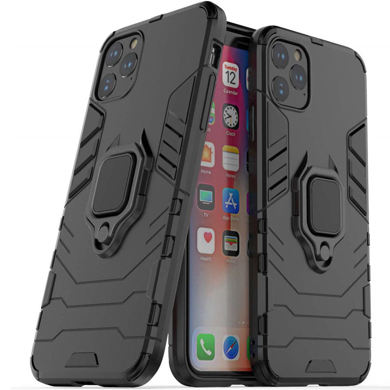 

Ударостійкий чохол Transformer Ring for Magnet на Apple iPhone 11 Pro (5.8") (Чорний / Soul Black) 789489