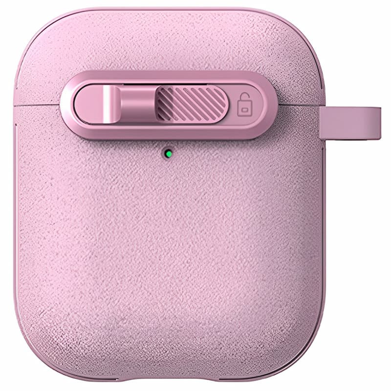 Футляр Frosted для наушников Airpods 1/2 (Pink)