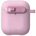 Футляр Frosted для наушников Airpods 1/2 (Pink)
