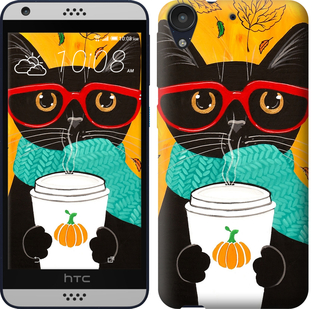 

Чохол Осінній кіт на HTC Desire 630 580976