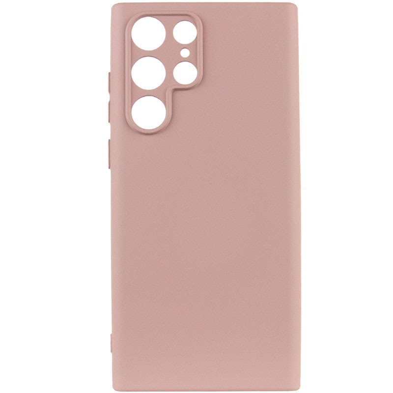 Фото Чохол Silicone Cover Lakshmi Full Camera (A) на Samsung Galaxy S22 Ultra (Рожевий / Pink Sand) на vchehle.ua
