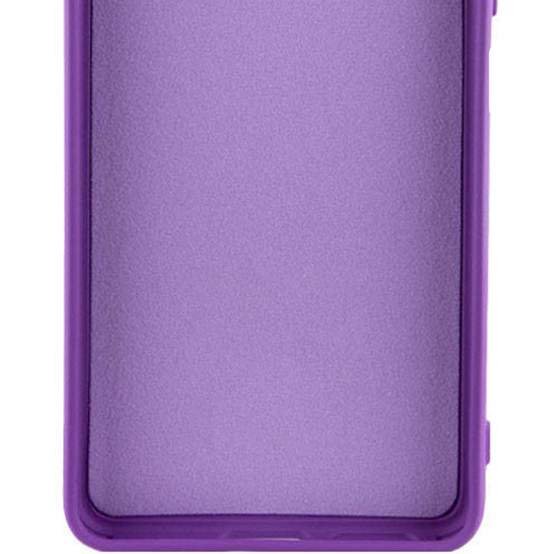 Фото Чехол TPU GETMAN Liquid Silk Full Camera для Xiaomi Redmi 13 4G / Poco M6 4G (Фиолетовый / Purple) на vchehle.ua