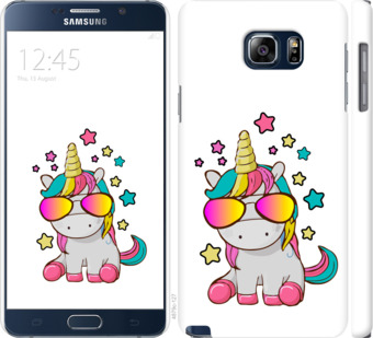 

Чехол Единорог в очках для Samsung Galaxy Note 5 N920C 911603