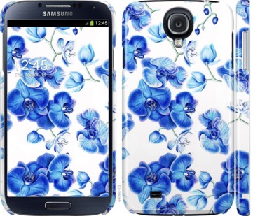 

Чехол Голубые орхидеи для Samsung Galaxy S4 i9500 724854