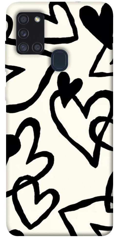 

Чехол Black heart для Galaxy A21s (2020) 1098267