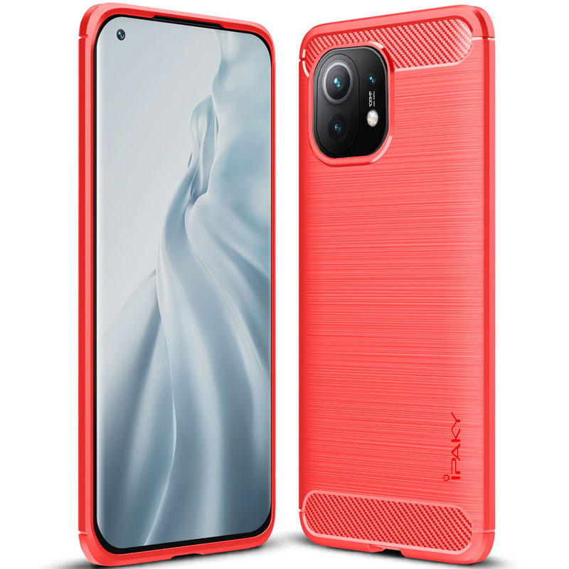 

TPU чохол iPaky Slim Series на Xiaomi Mi 11 Lite (Червоний) 1175032