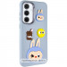 Чохол TPU Leather Toys на Xiaomi Redmi Note 13 4G (Labubu / Blue)