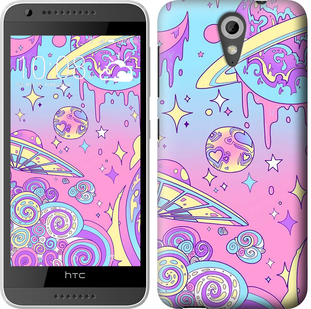 

Чехол Розовая галактика для HTC Desire 620 633328