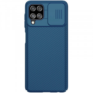 Карбоновая накладка Nillkin Camshield (шторка на камеру) для Samsung Galaxy A22 4G