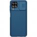Карбонова накладка Nillkin Camshield (шторка на камеру) на Samsung Galaxy A22 4G / M32 (Синій / Blue)