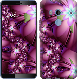 

Чехол Цветочная мозаика для HTC U11 Plus 601297