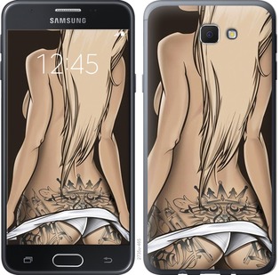 

Чехол Девушка с татуировкой для Samsung Galaxy J7 Prime 670659