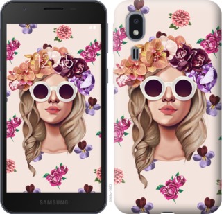 

Чехол Девушка с цветами v2 для Samsung Galaxy A2 Core A260F 763881