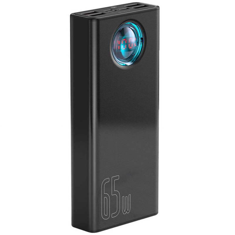 Фото Портативное ЗУ Baseus Amblight 65W Overseas Edition 30000 mAh (PPLG000101) (Black) на vchehle.ua