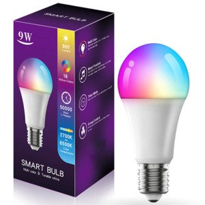 Светодиодная RGB лампочка Smart bulb light 1 with Bluetooth E27 with app