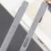 TPU чехол Transparent + Colour 1,5mm для Apple iPhone 16 (6.1") (Grey) в магазине vchehle.ua