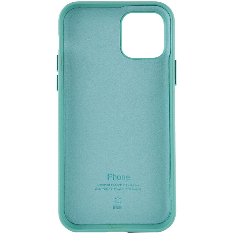Купити Шкіряний чохол Leather Case (AA Plus) на Apple iPhone 11 Pro Max (6.5") (Ice) на vchehle.ua
