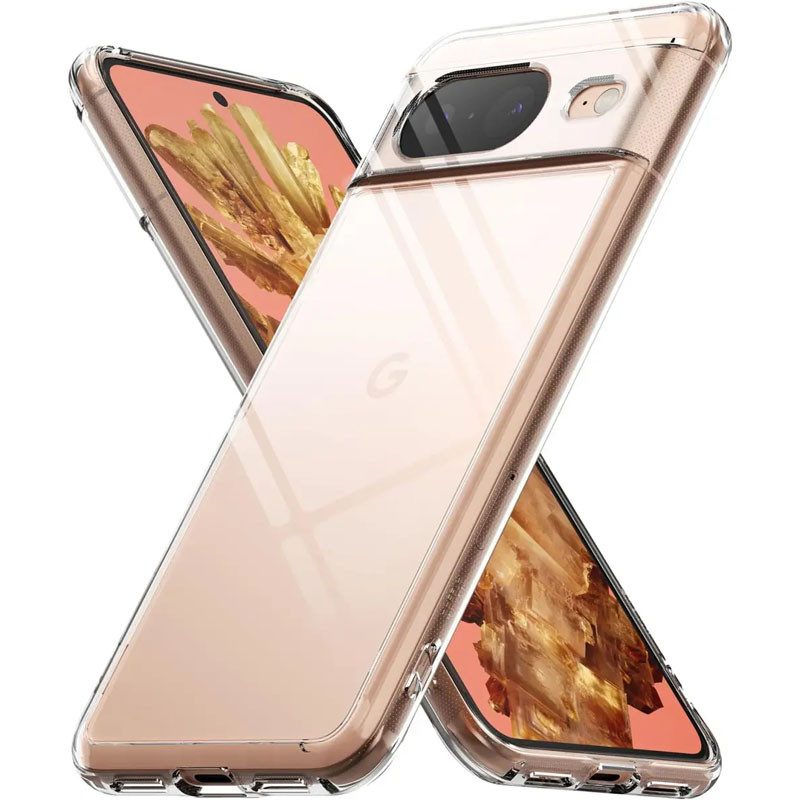 TPU чохол Epic Transparent 1,5mm Full Camera на Google Pixel 8