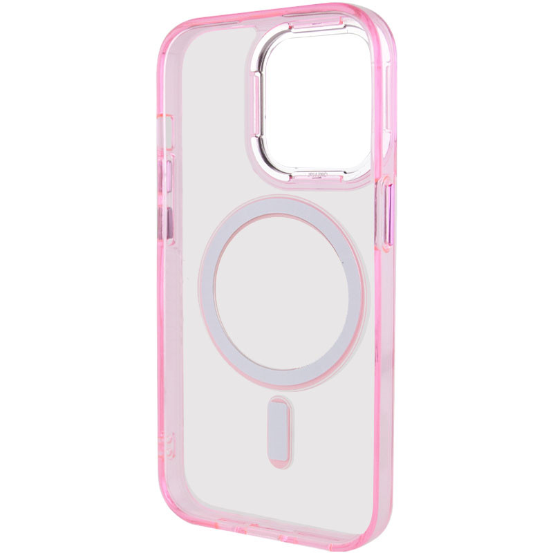 Чехол TPU Iris with Magnetic safe для Apple iPhone 14 Pro (6.1") (Розовый) в магазине vchehle.ua