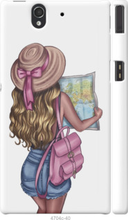 

Чохол Дівчина з картою на Sony Xperia Z C6602 847144