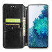 Купить Кожаный чехол книжка GETMAN Mandala (PU) для Samsung Galaxy A72 4G / A72 5G (Черный) на vchehle.ua
