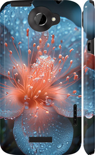 Чехол Роса на цветке для HTC One X