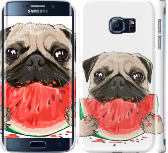 

Чохол Мопс і кавун на Samsung Galaxy S6 Edge G925F 843400