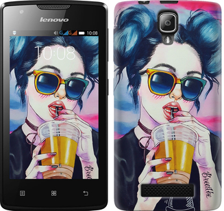

Чехол Арт-девушка в очках для Lenovo A1000 247025